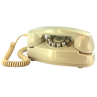 Wild & Wolf Princess Classic Corded Telephone Cream
